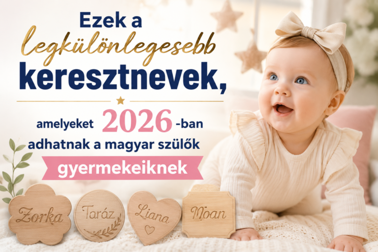 Ezek a legkülönlegesebb keresztnevek, amelyeket 2026-ban adhatnak a magyar szülők gyermekeiknek