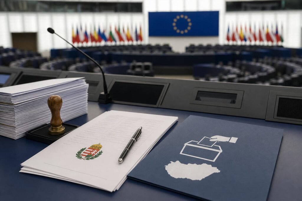 Hivatalos dokumentumok és európai parlamenti háttér az EP-mandátum kiadásáról